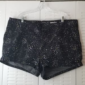 Hot Topic Blackheart Pastel Stars V-Stitch Shorts